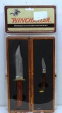 Winchester Limited Edition Knife Set with Wood Presentation Case, Original Packaging