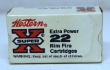 Full Vintage Box Western Super-X .22 LR No. 12 Shot Cartridges
