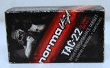 Full Box Norma USA TAC-22 .22 LR High Performance Target 40 gr. Cartridges