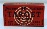 Full Vintage Box Peters Target .22 Short Cartridges
