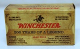 Full Box Winchester 200th Anniversary .22 LR 40 gr. Cartridges