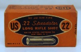 Full Vintage Box US Cartridge Co. .22 Speedster LR Shot Cartridges