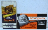 Western Super-X Cartridges and Ammunition Brochure 1939 and Winchester Speed King Model 63 10-Shot