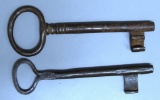 2 Old Jail Keys