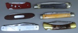 6 Pocket Knives to include Ka bar 2502, Ka bar, Robeson Cutlery, Rough Rider, Big A, Queen Steel #11
