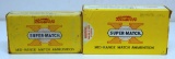 2 Different Full Vintage Boxes Western Super-Match .38 Special Mid-Range Match 148 gr. Cartridges