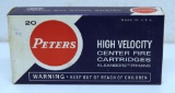 Full Vintage Box Peters .30 Remington 170 gr. SP Cartridges