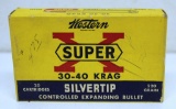 Full Vintage Box Western .30-40 Krag 220 gr. SilverTip Cartridges