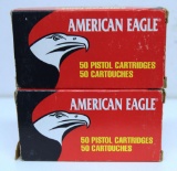 2 Full Boxes American Eagle .380 Automatic 95 gr. Cartridges