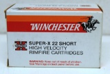 Full Brick Box Winchester Super-X .22 Short High Velocity Cartridges