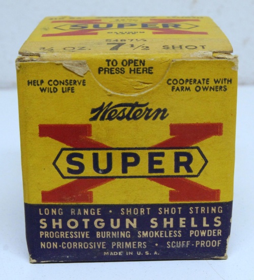 Full Vintage Box Western Super-X .410 Ga. 3" Shotshells