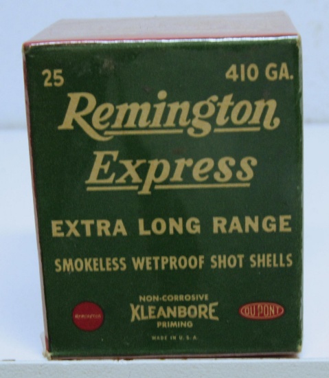 Full Vintage Box Remington Express Extra Long Range .410 3" Shotshells