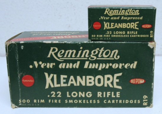 Full Vintage Brick Remington New and Improved Kleanbore .22 LR Cartridges