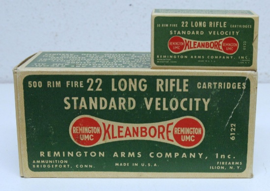 Full Vintage Brick Remington Dog Bone Box .22 LR Cartridges