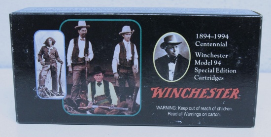 Full Box Winchester Centennial Model 94 Special Edition .30-30 Winchester Cartridges
