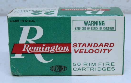 Full Vintage Box Remington .22 Win. Automatic Cartridges