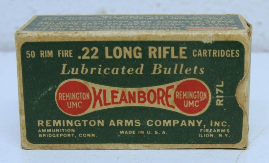 Full Vintage Remington Dog Bone Box .22 LR Cartridges