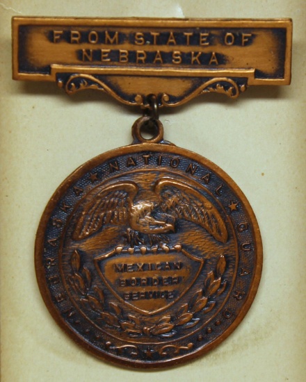 Nebraska National Guard Medal for Mexican Border Service in Original Box
