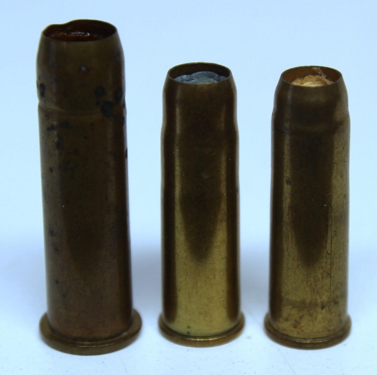 2 U.S. Cartridge Co. .45-70 Blank Collector Cartridges and U.S. Cartridge Co. .44 WCF Shot Collector