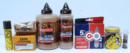 Large Mixed Lot Air Rifle BB's and Pellets