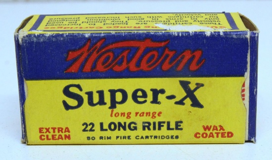 Full Vintage Box Western Super-X .22 LR Cartridges