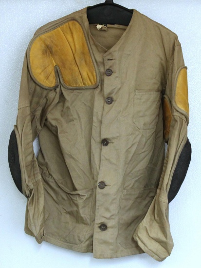 10-X Rifleman's Shooting Jacket, Reads "10-X America's Finest Sport Clothing, Des Moines, Iowa" Size