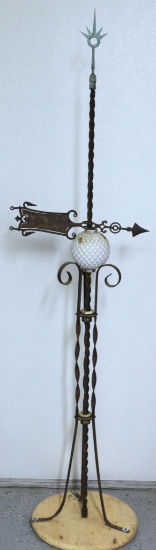 LOCAL PICKUP ONLY!!! We will NOT ship this item! Metal & Iron Arrow Weathervane Complete with