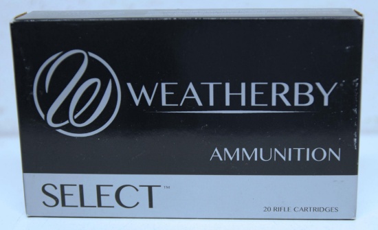 Full Box Weatherby Select .270 Wby Magnum Ultra High Velocity 130 gr. Norma Spitzer Cartridges