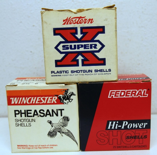 Full Box Winchester 16 Ga. 2 3/4" 6 Shot, Partial Box 20 Federal 16 Ga. 2 3/4" 6 Shot, Partial Box