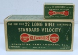 Full Vintage Brick Remington Dog Bone Box .22 LR Cartridges