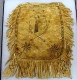 Late 1800's Apache Hunting Bag, Native Tanned, 11
