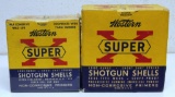 2 Full Vintage Boxes Western Super-X 12 Ga. 2 3/4
