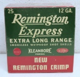 Full Vintage Box Remington Express 12 Ga. 2 3/4
