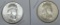 1952 and 1953 D Franklin Half Dollars