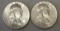 1960 and 1961 D Franklin Half Dollars