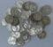 35 90% Silver Washington Quarters and 1 Silver Dime