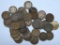 40 Mixed Date Indian Head Cents