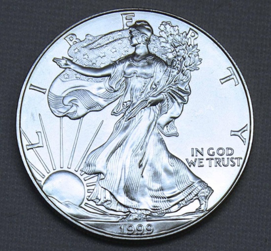 1999 Silver Eagle .999 Silver Bullion