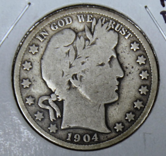 1904 S Barber Half Dollar, Key Date