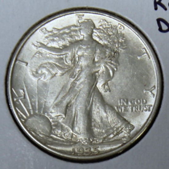 1935 D Walking Liberty Half Dollar, Key Date