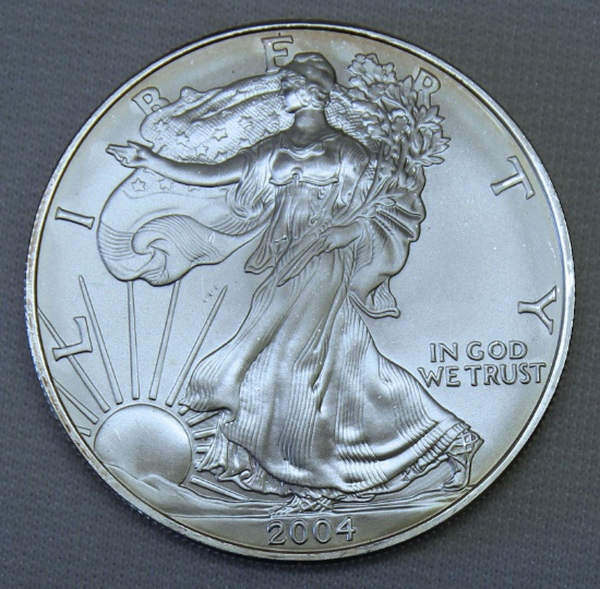 2004 Silver Eagle .999 Silver Bullion