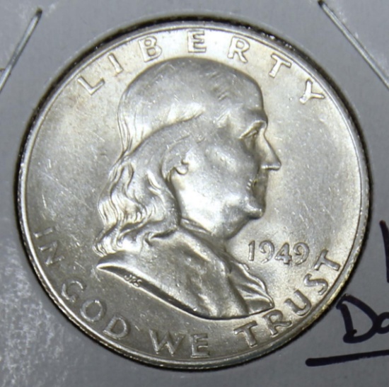 1949 S Franklin Half Dollar