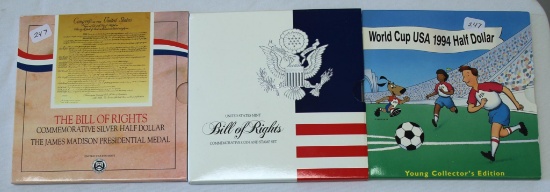 U.S. Mint 1994 World Cup Commemorative Half Dollar in Young Collector's Edition Holder, U.S. Mint