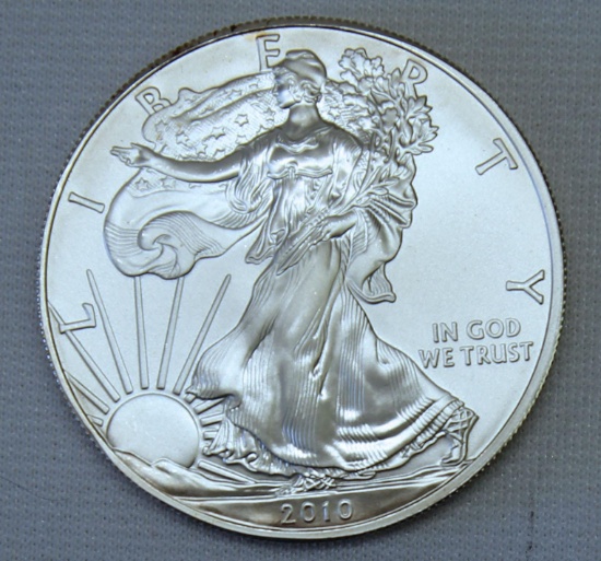 2010 Silver Eagle .999 Silver Bullion