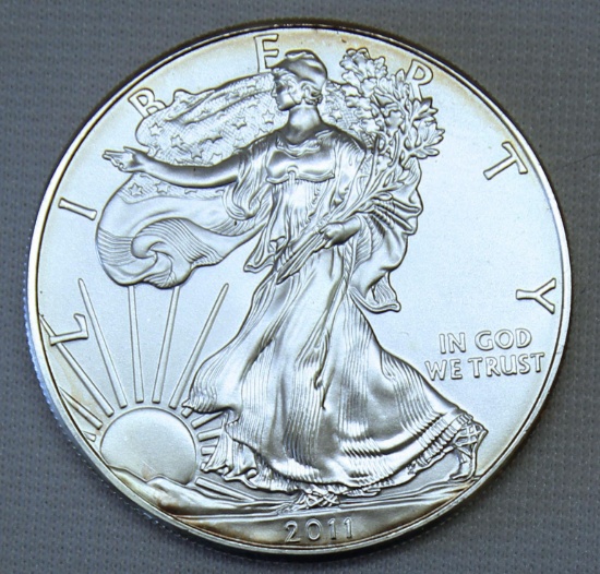 2011 Silver Eagle .999 Silver Bullion