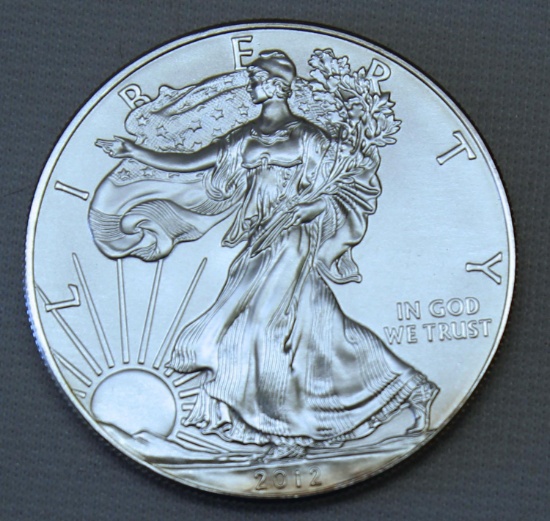 2012 Silver Eagle .999 Silver Bullion