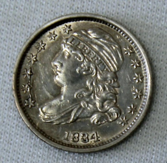 1834 Capped Bust Dime, Key Date