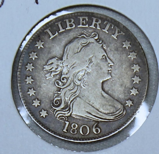 1806 Draped Bust Heraldic Eagle Reverse Quarter