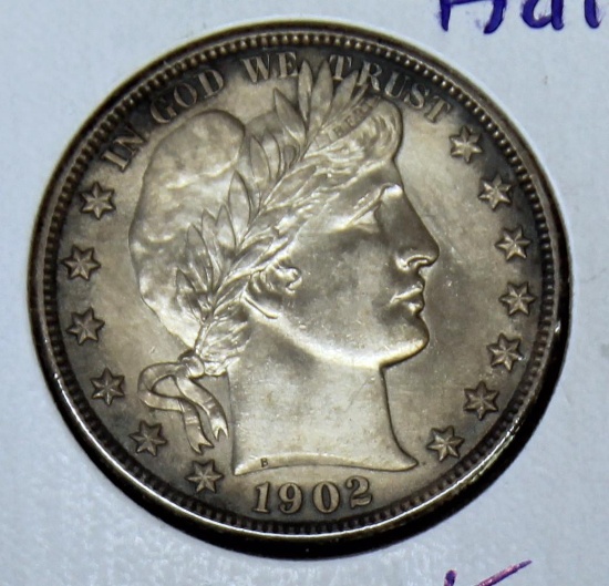 1902 Barber Half Dollar