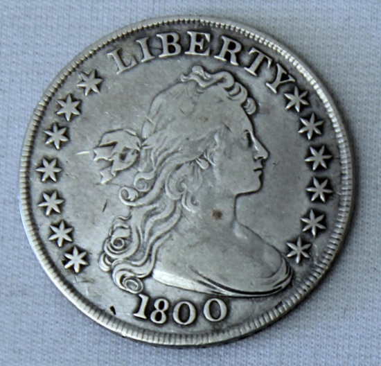 1800 Americai Draped Bust Dollar, Rare Date
